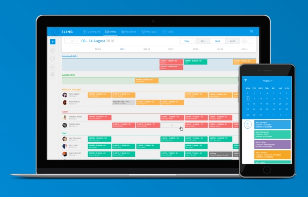 Sling employees scheduling